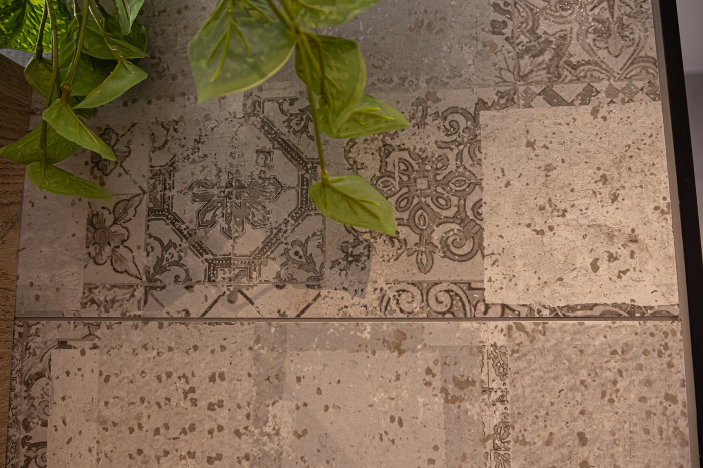 Tegelwerk met decoratief patroon