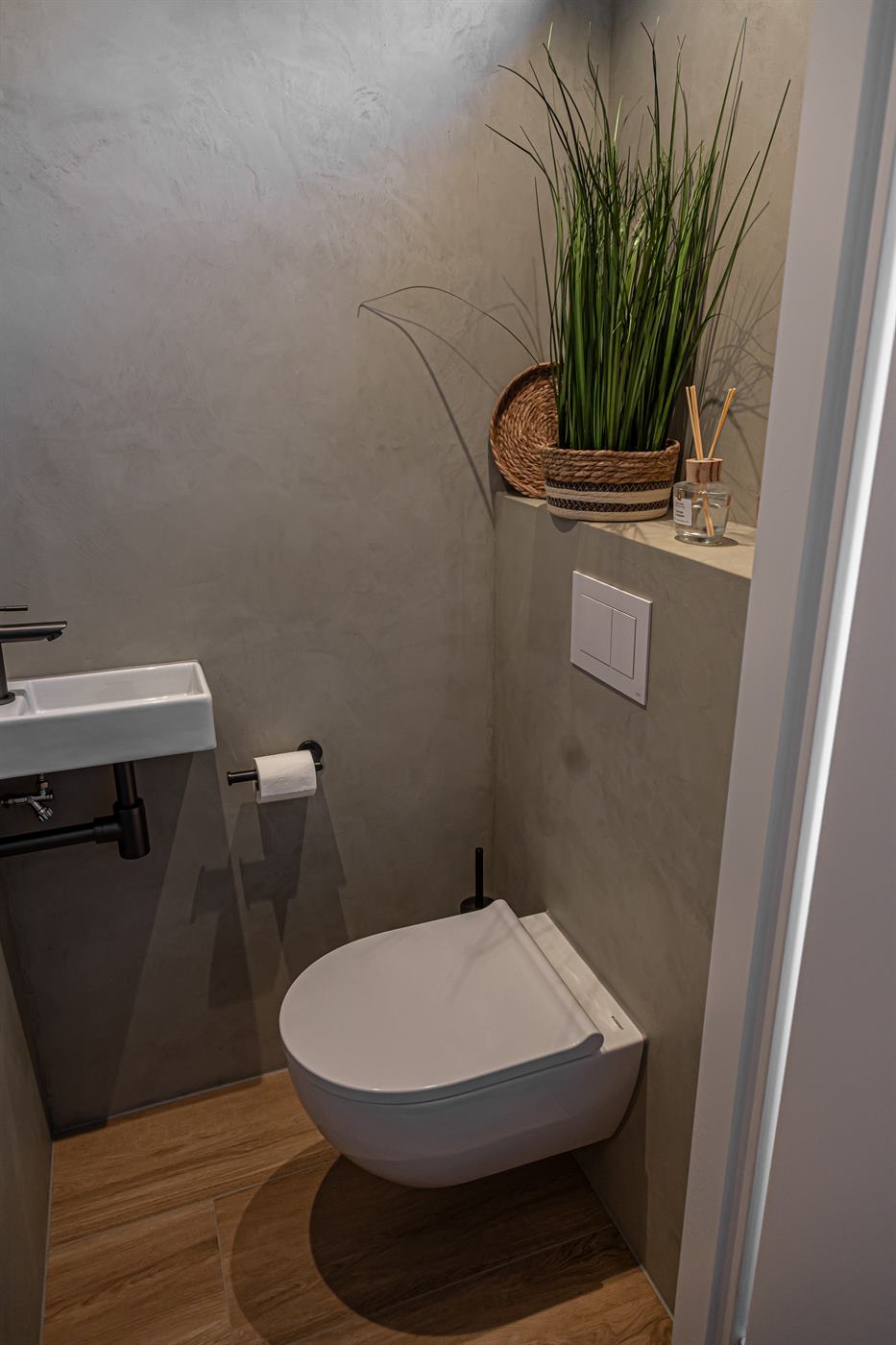 Vernieuwde toiletruimte